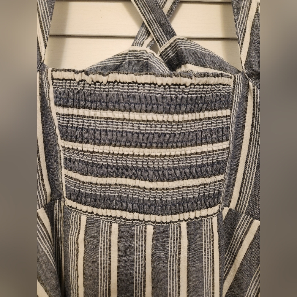 Altar'd Statr Striped Keyhole Dress Size Large - Picture 10 of 10